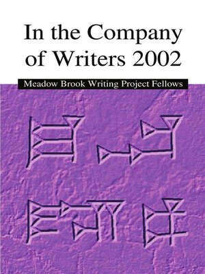 cover image of In the Company of Writers 2002